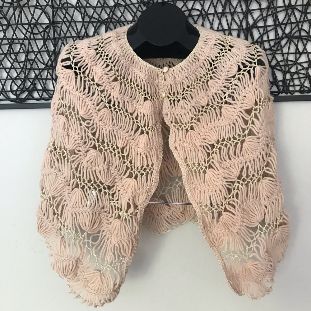 Vintage Crocheted Poncho